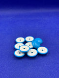 Subbuteo Kit 10 basi lw leggenda azzurro/bianco