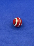 Subbuteo pallone a bande rosso/bianco