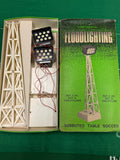 Subbuteo coppia riflettori stadio c101 originali modificati Led - fine anni 70