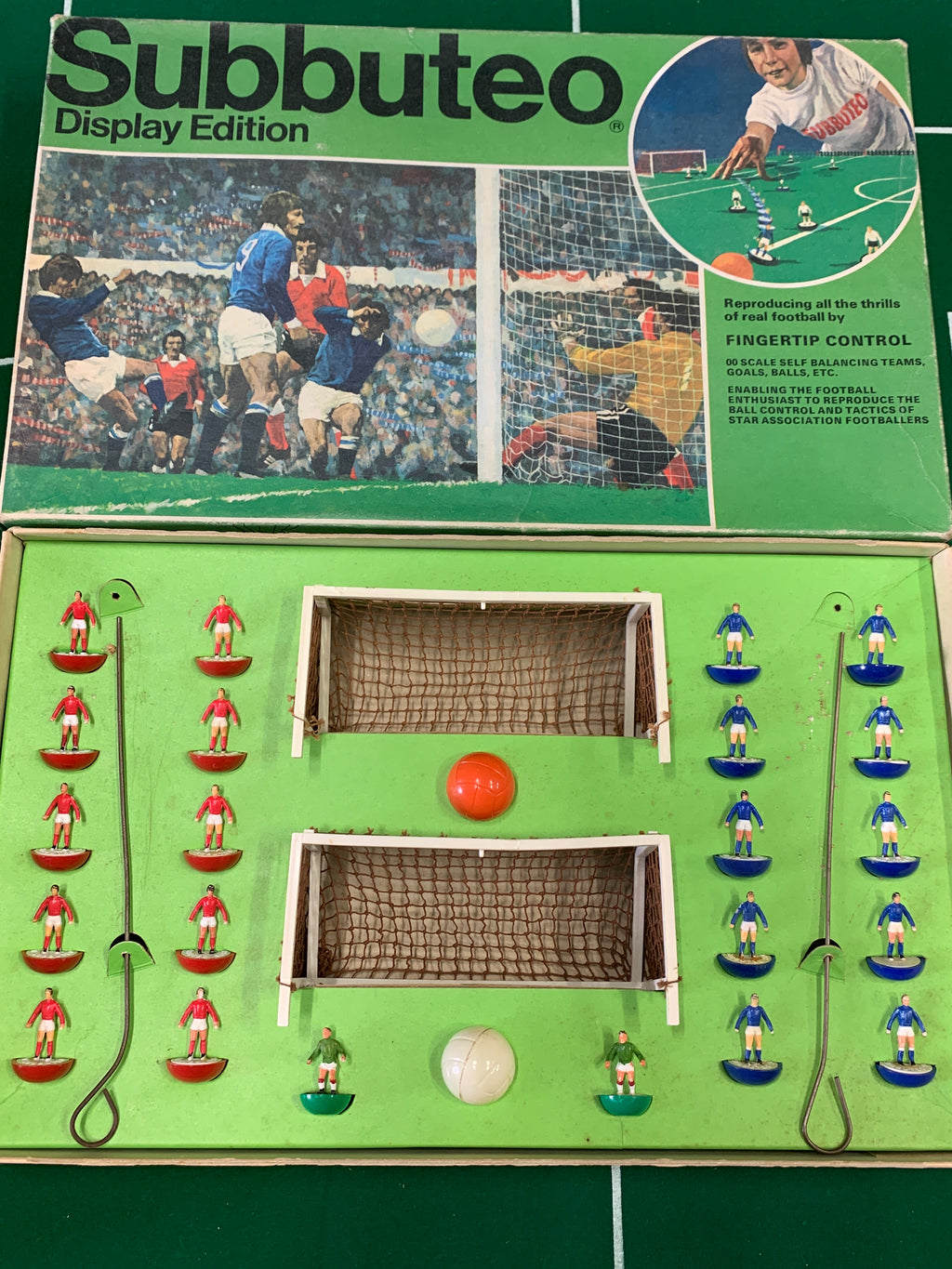 Subbuteo set box display edition