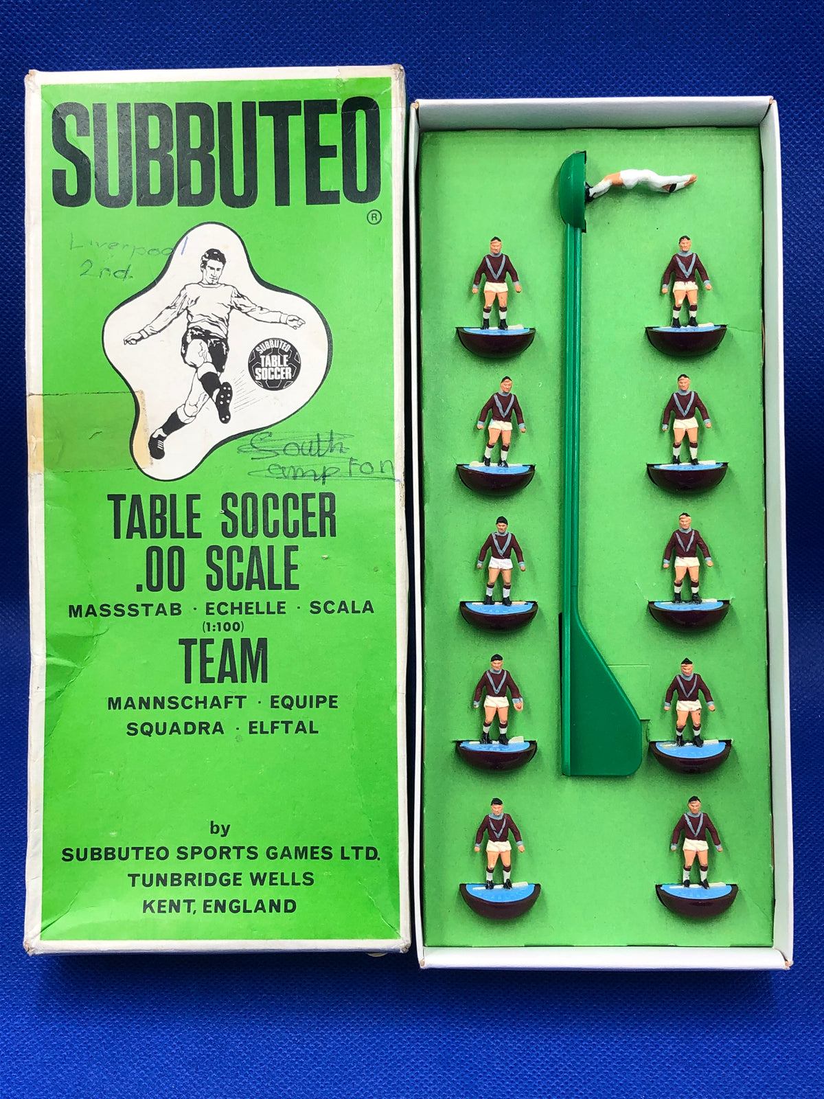 Subbuteo squadra hw Burnley ref 170