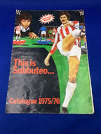 Subbuteo catalogo 1975/76