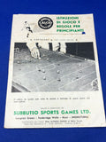 Subbuteo istruzioni di gioco e regole per principianti - In Italiano
