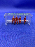 Subbuteo set panchina personaggi rossi