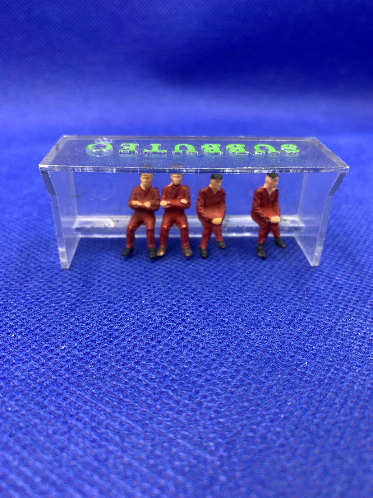 Subbuteo set panchina personaggi rossi