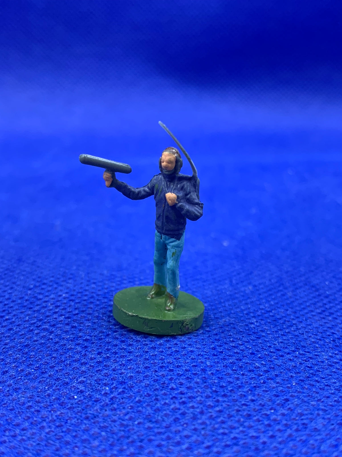 Subbuteo personaggio stadio microfonista