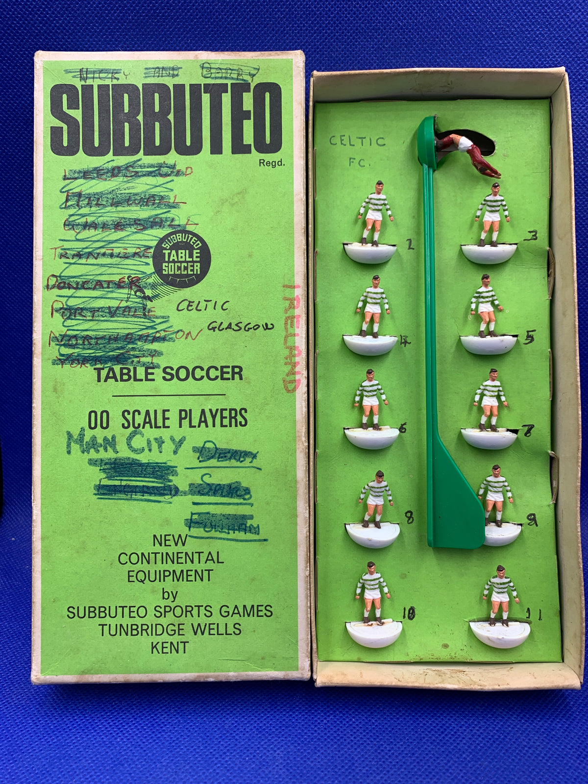 Subbuteo squadra hw Celtic ref 025 combo white bases