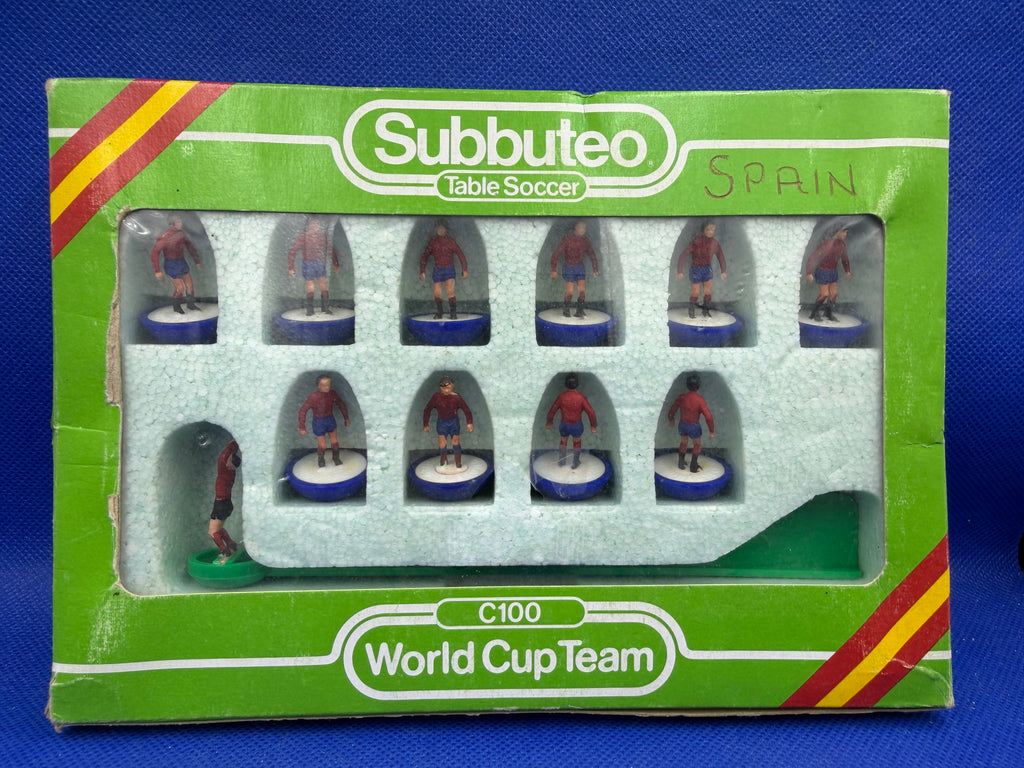 Subbuteo squadra lw Spagna worldcup 1982 strip ref 048hp