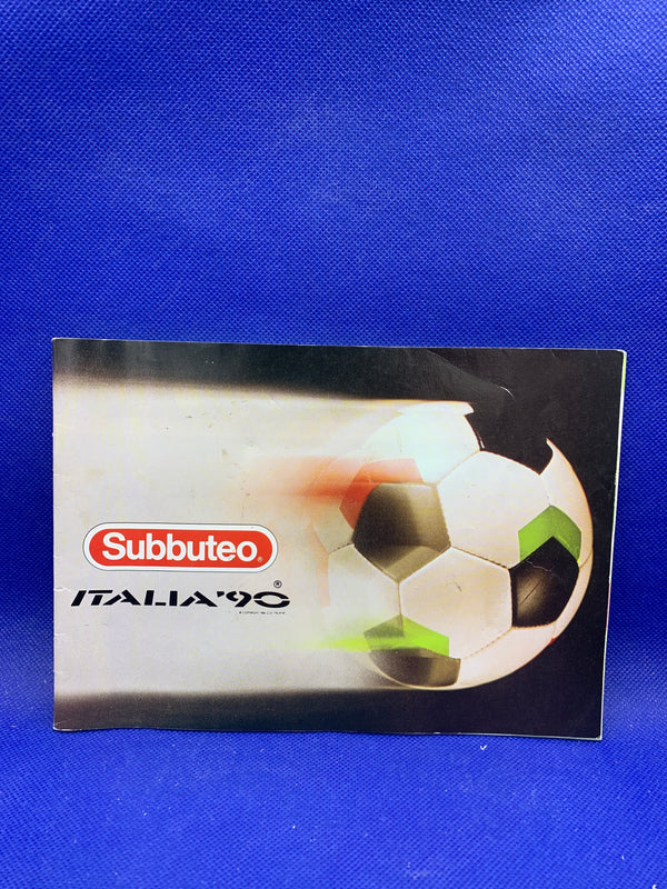 Subbuteo catalogo illustrato Italia 90