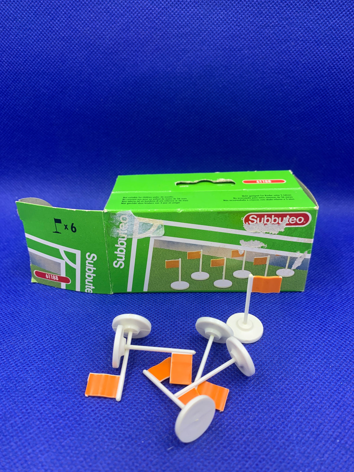Subbuteo kit 6 bandierine corner