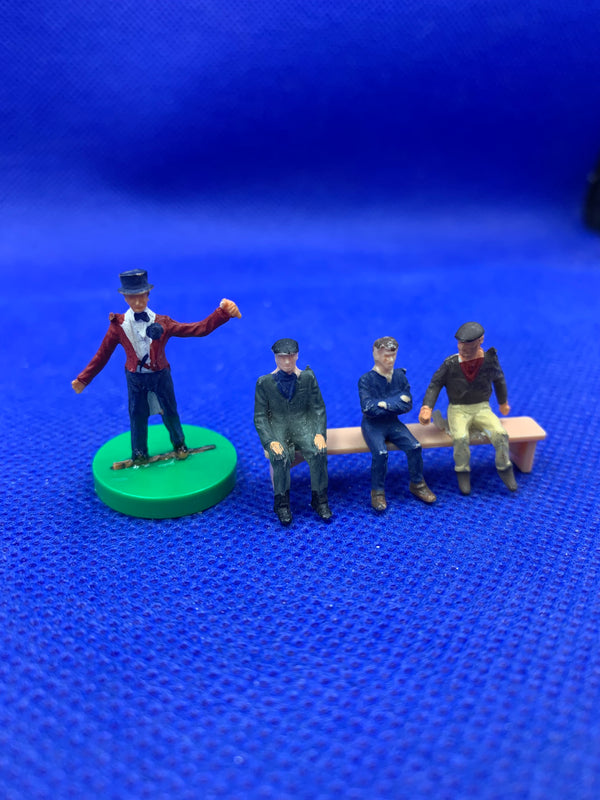Subbuteo set bench & mascotte Ken Bailey c114