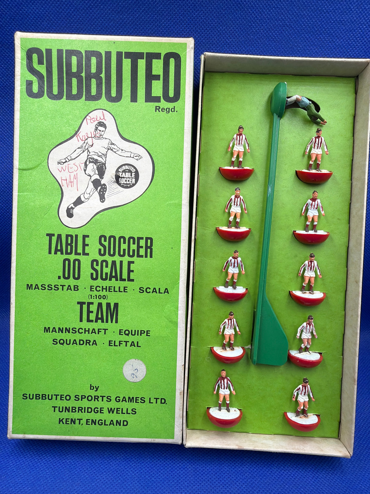 Subbuteo squadra hw Stoke City ref 004