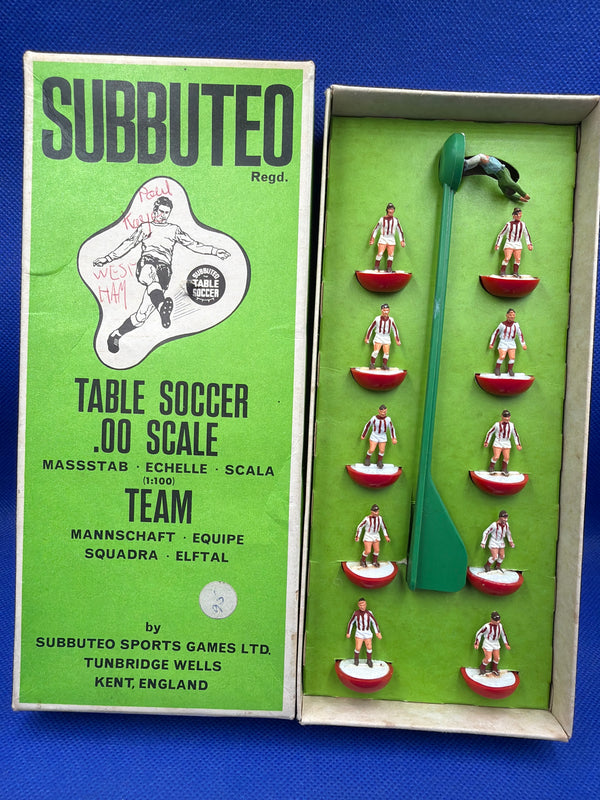 Subbuteo squadra hw Stoke City ref 004