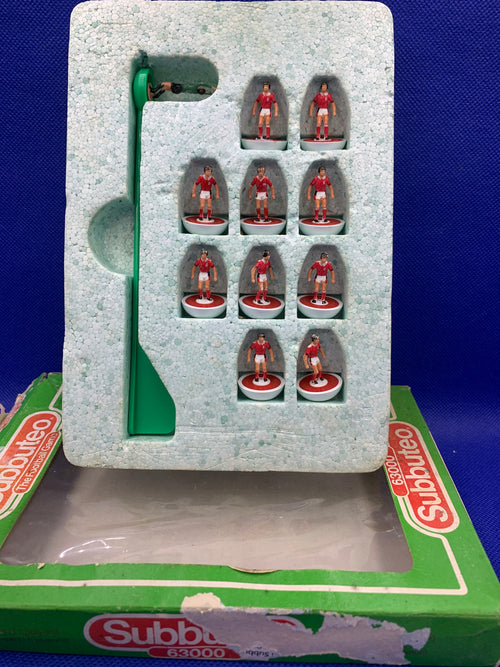Subbuteo squadra lw Nottingham F. 1988 Winners Littlewood cup ref 685