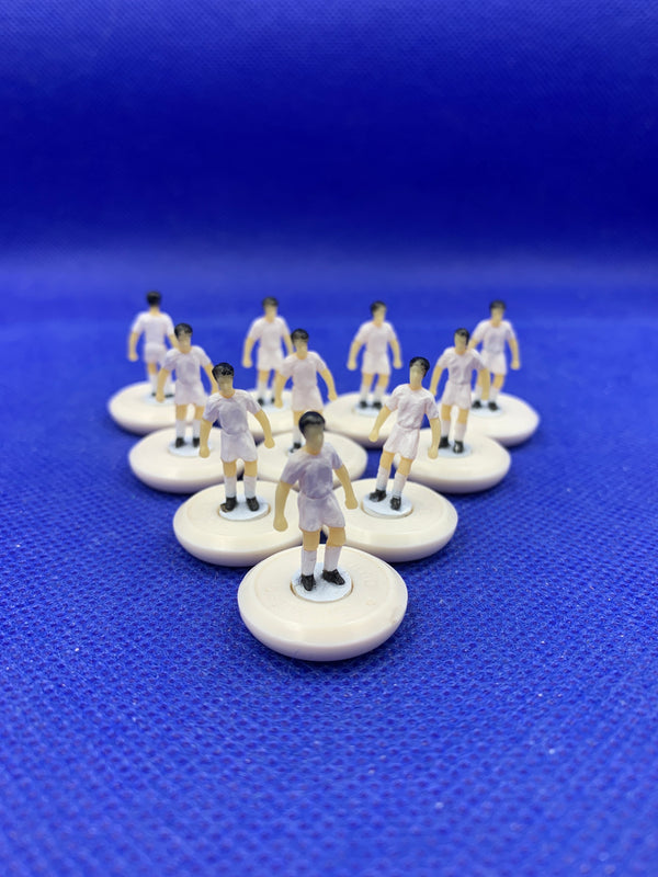 New Subbuteo squadra bianca base piatta