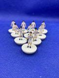 New subbuteo squadra bianca base semipiatta