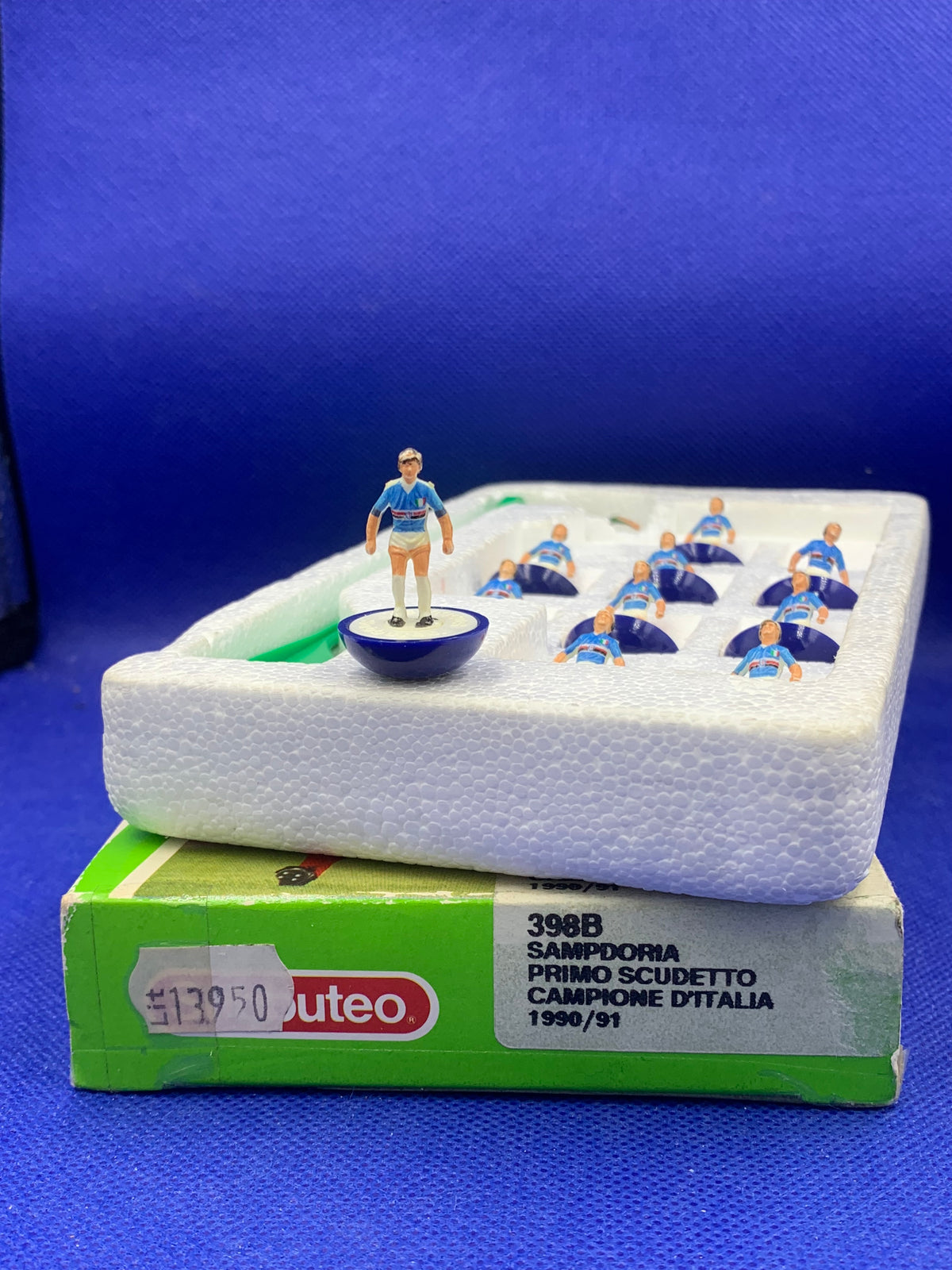 Subbuteo squadra lw Sampdoria primo scudetto Campione d’Italia 1990/91