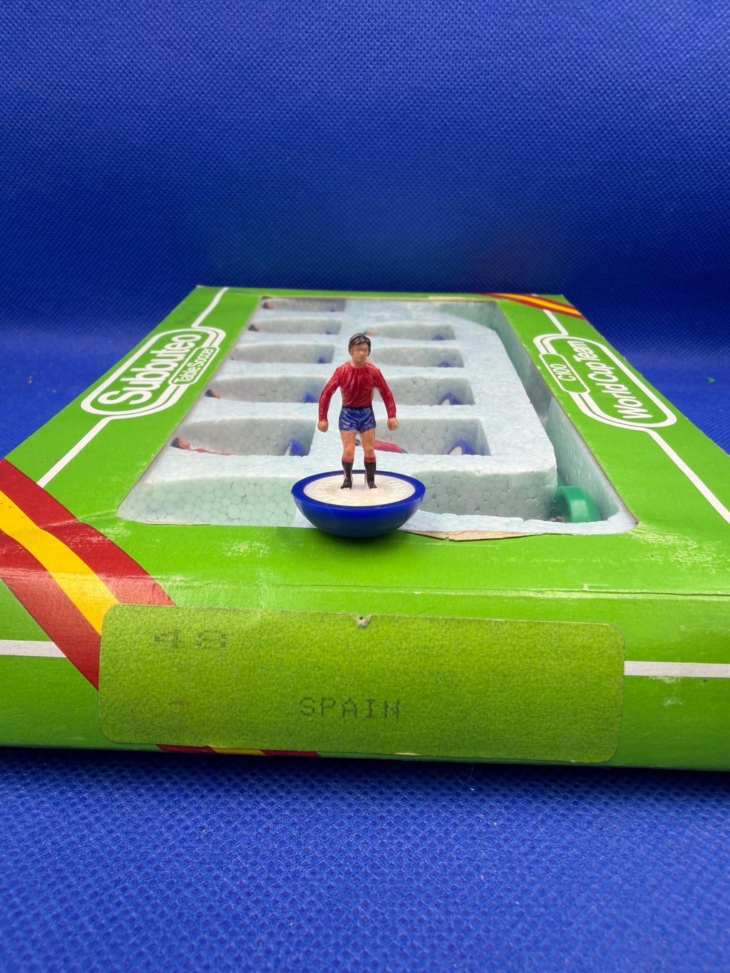 Subbuteo squadra lw Spagna worldcup 1982 strip ref 048