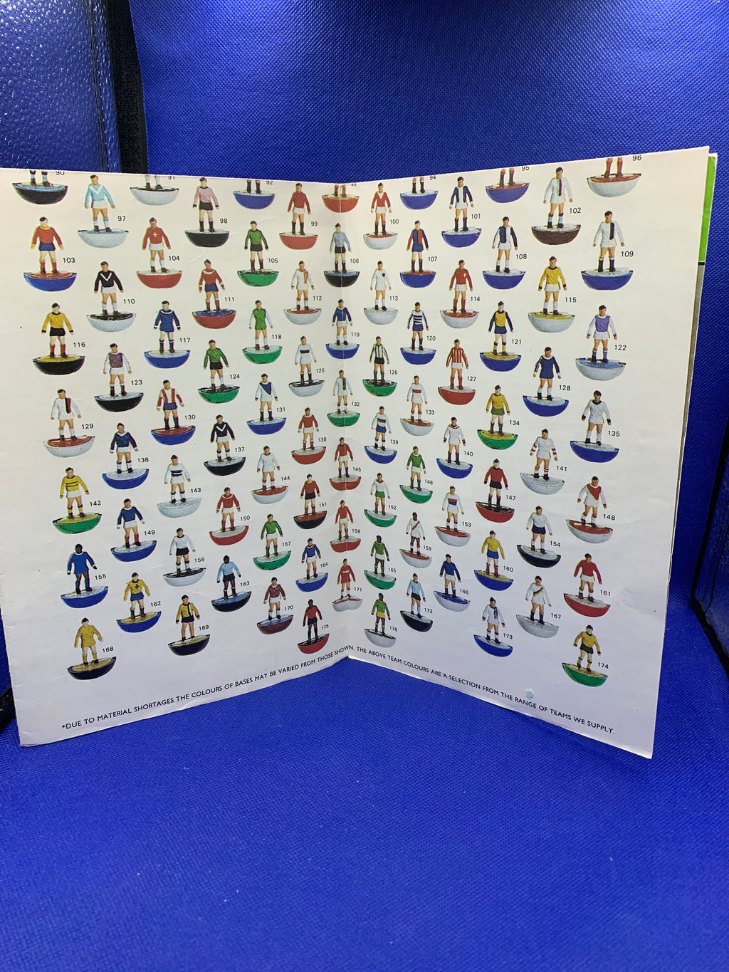 Subbuteo catalogo 1974-75