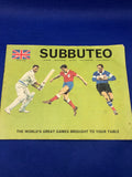 Subbuteo catalogo anni'70