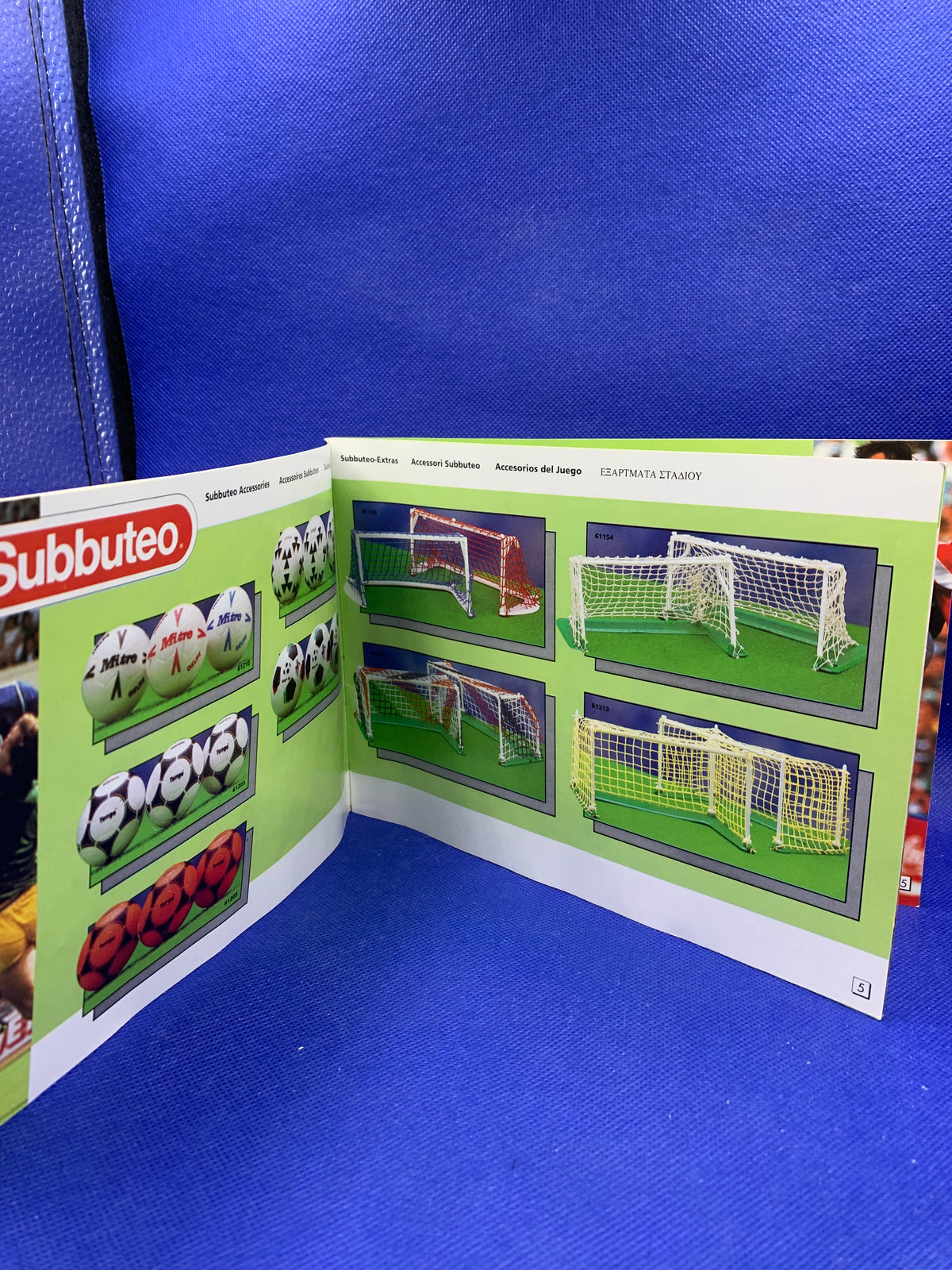 Subbuteo catalogo illustrato Italia 90
