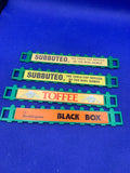 Subbuteo kit 4 sponsor fence bordo campo old