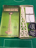 Subbuteo coppia riflettori stadio c101 originali modificati Led - anni 70