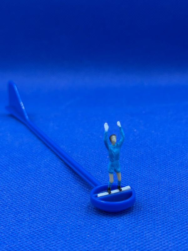 New subbuteo portiere asta blu