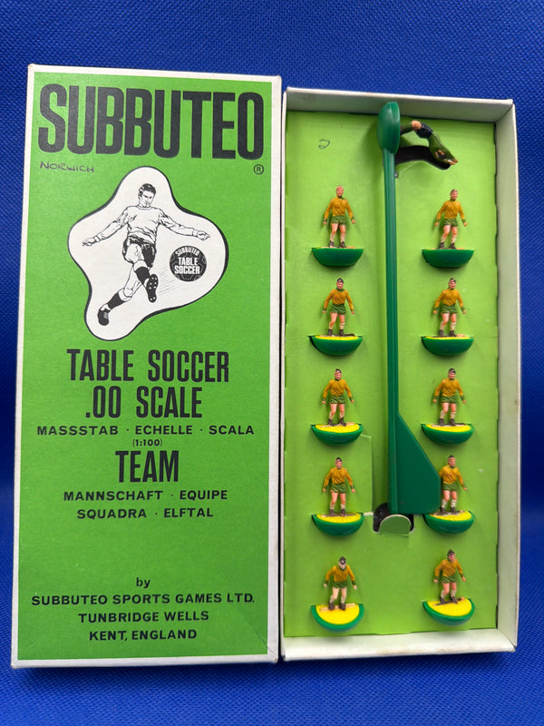 Subbuteo squadra hw Norwich city ref 028