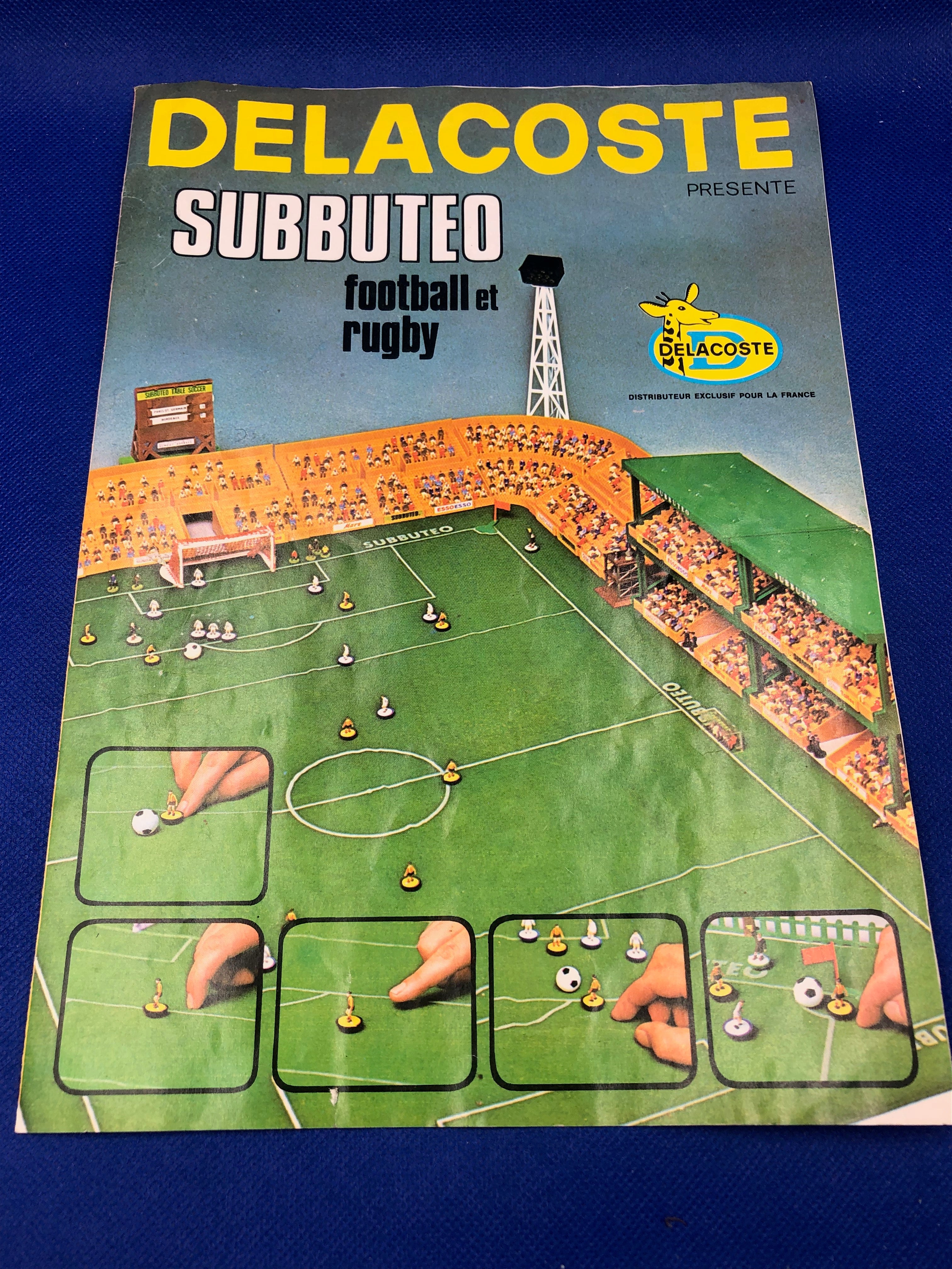 Subbuteo catalogo Delacoste anni '70