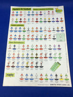 Subbuteo catalogo Delacoste anni '70