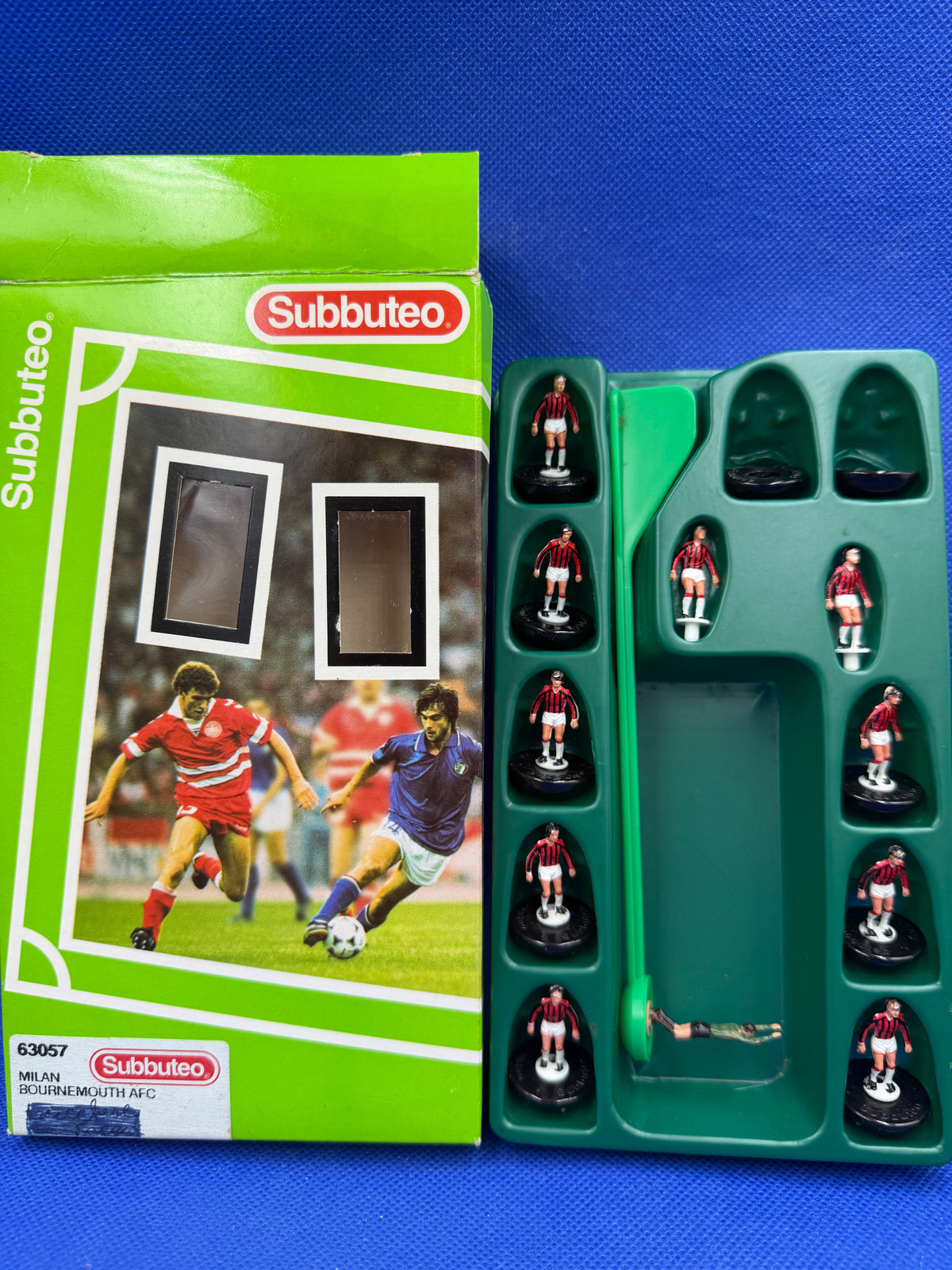 Subbuteo squadra lw Bournemouth AFC ref 63057- base nera