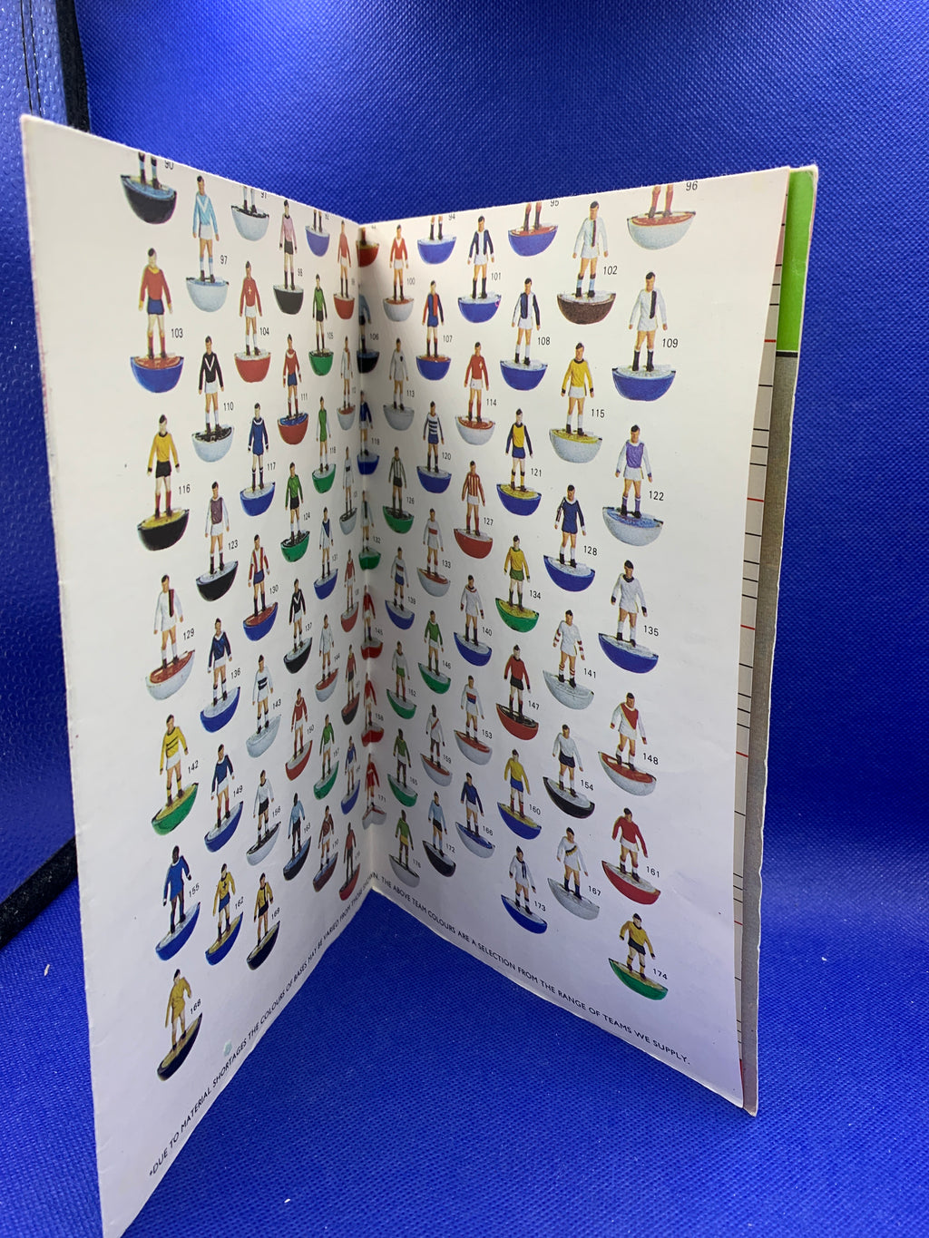 Subbuteo catalogo / poster 1974/75