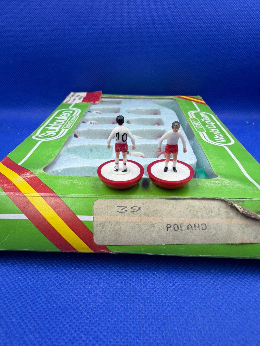 Subbuteo squadra lw Polonia worldcup 1982 strip ref 039