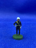 Subbuteo personaggio stadio poliziotto anti sommossa - banda giallo scuro