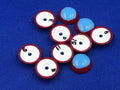 Subbuteo kit 10 basi lw originali - Ridipinte
