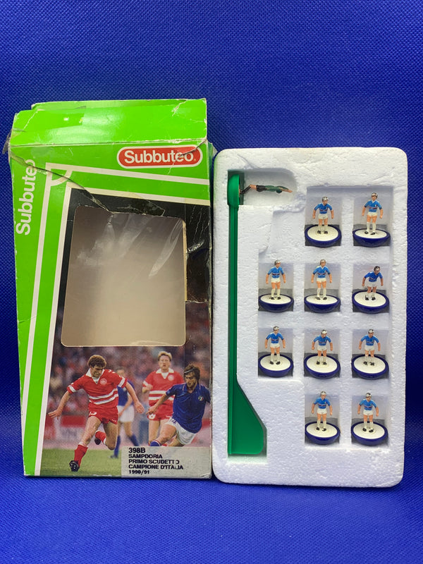 Subbuteo squadra lw Sampdoria primo scudetto Campione d’Italia 1990/91