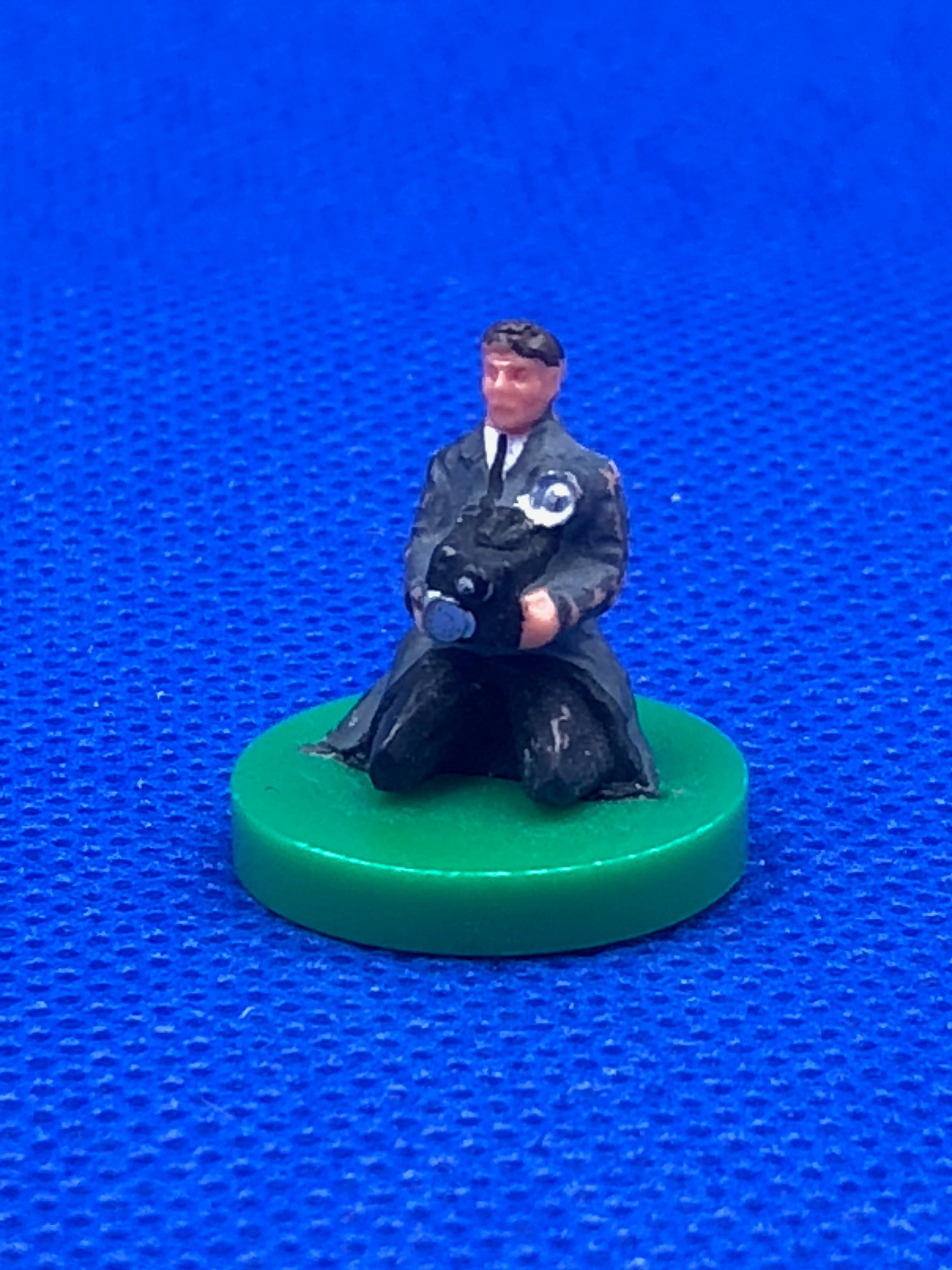 Subbuteo personaggio stadio Fotografo Chinato Abito Grigio