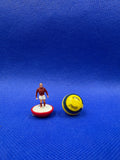 Zeugo pallone FF misura ridotta giallo/blu