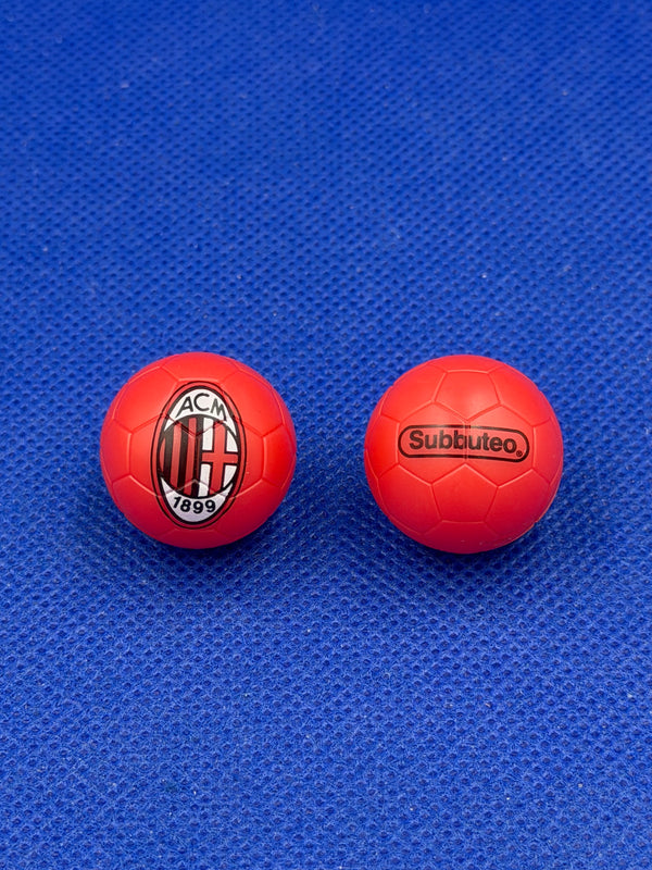 Subbuteo pallone Milan rosso