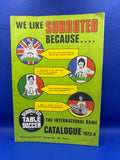 Subbuteo catalogo 1973/74