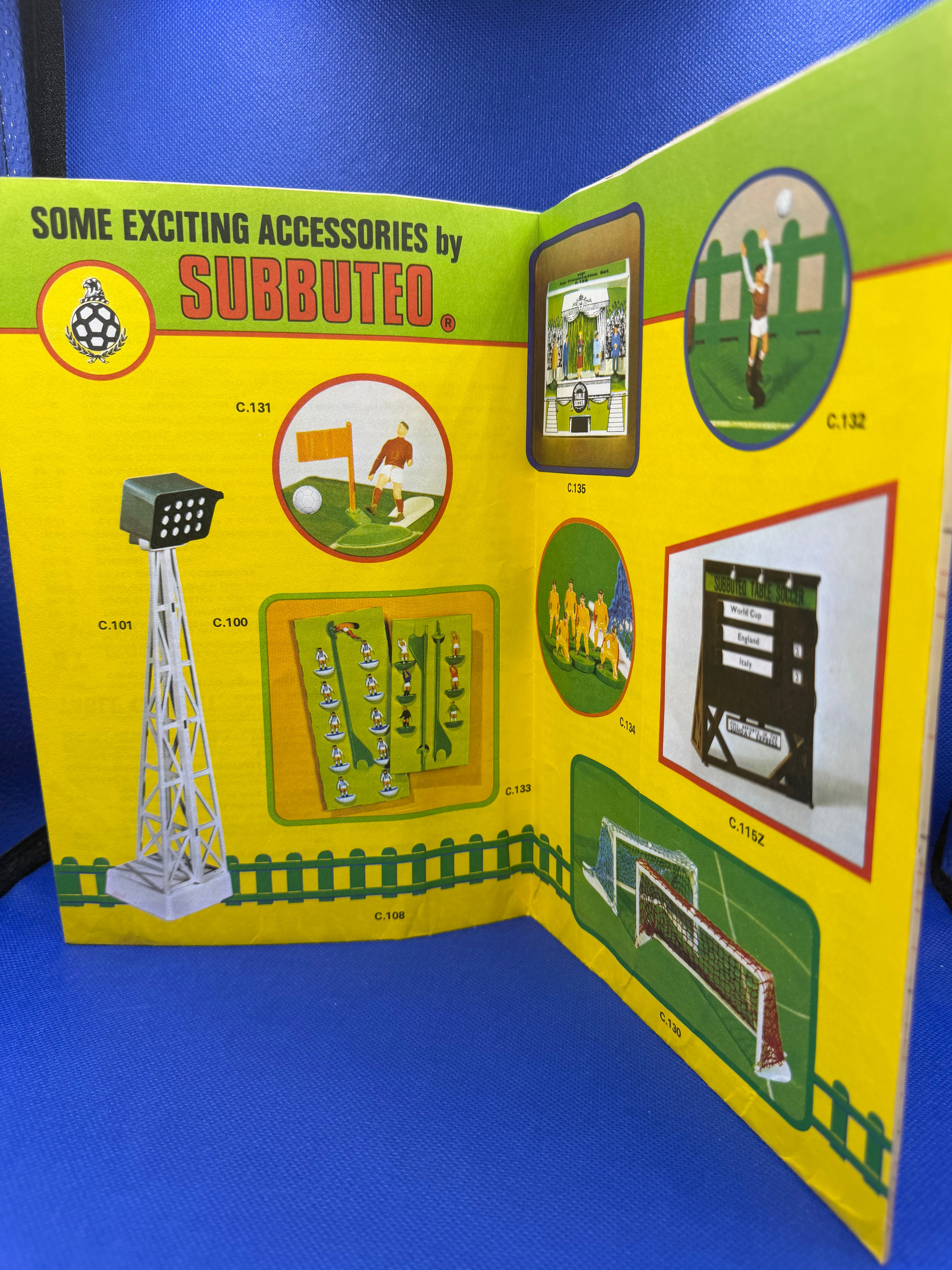 Subbuteo catalogo 1973/74