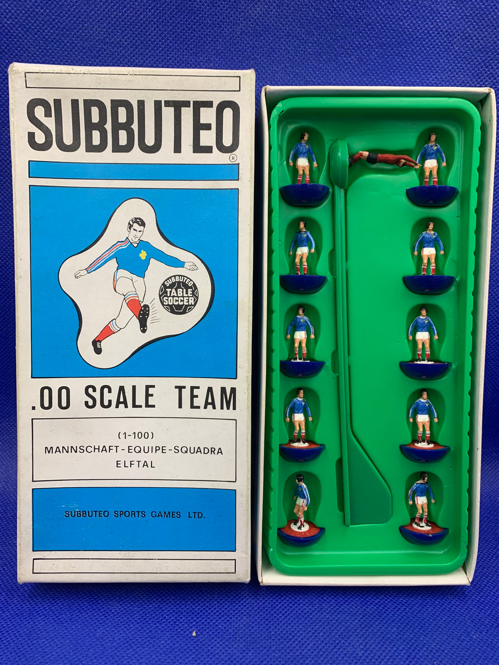 Subbuteo squadra lw Francia special box