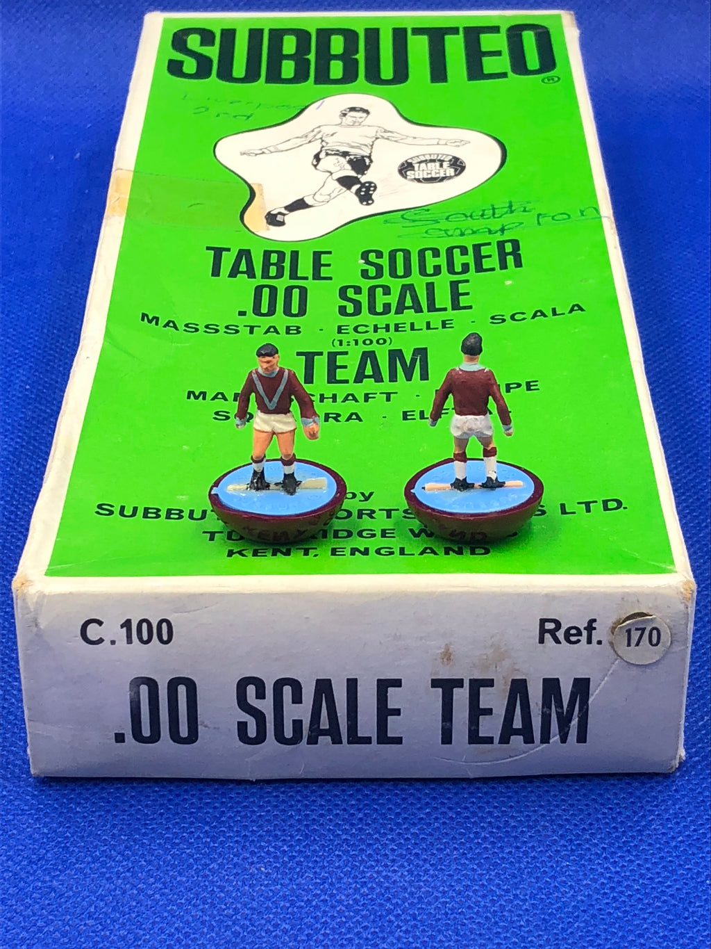 Subbuteo squadra hw Burnley ref 170