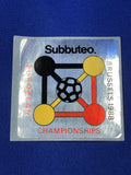Subbuteo adesivo Campionati Europei Bruxelles 1988