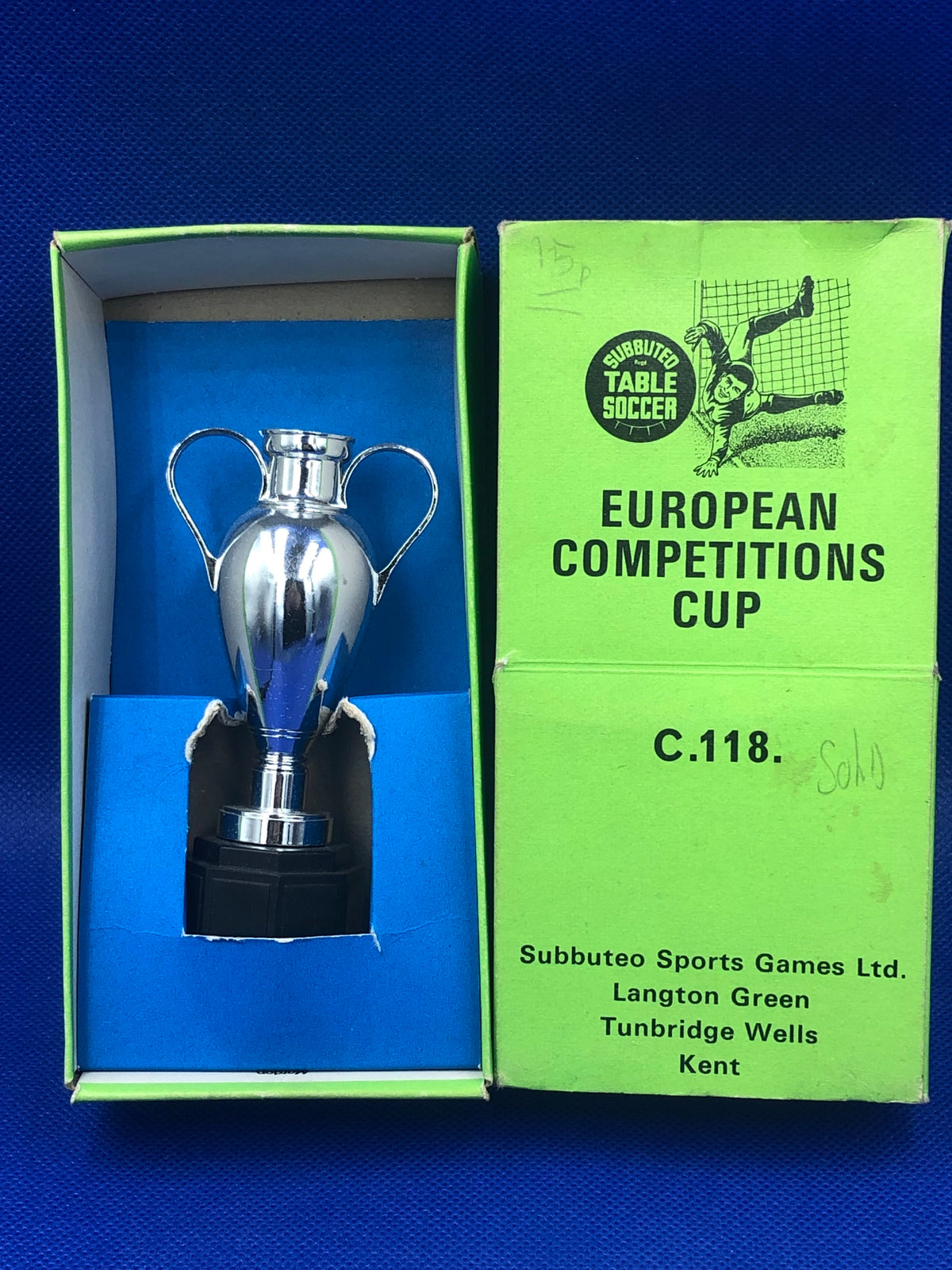 Subbuteo trofeo European Competition Cup C118