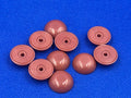 Subbuteo kit 10 basi lw serie 'La Leggenda' - Amaranto/Amaranto
