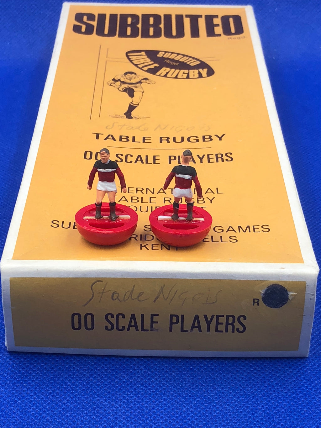 Subbuteo Rugby squadra Stade Nicois - Ridipinta