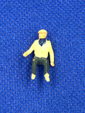 Subbuteo personaggio stadio Abito Beige Camicia Blu