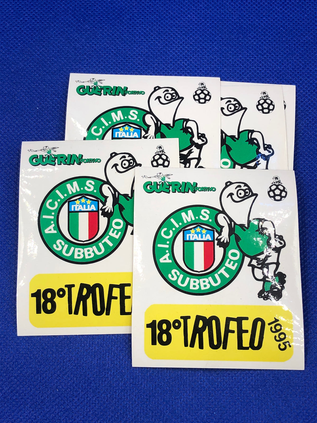 Subbuteo adesivo 18o trofeo internazionale Guerin Sportivo 1995